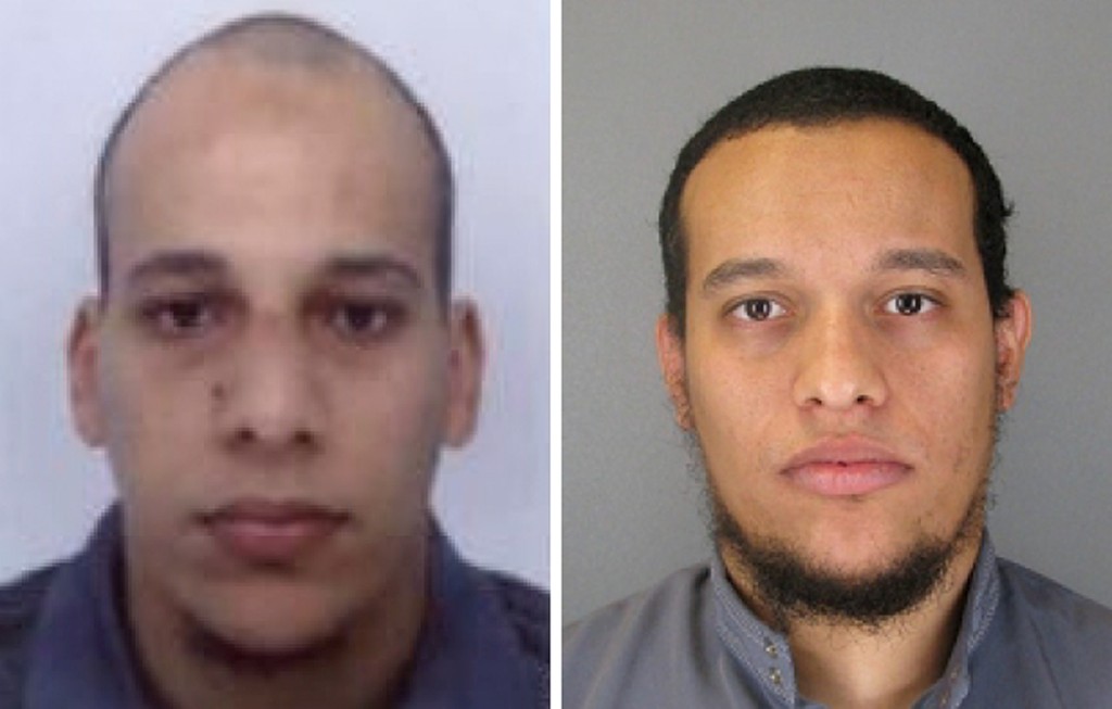 Saïd Kouachi, foi ferido no pescoço no tiroteio com os policiais. Durante o cerco, Cherif Kouachi, o irmão mais novo, telefonou para um canal de televisão francês. Com a voz calma, ele confirmou que foi enviado pela Al-Qaeda do Iêmen e disse que recebeu financiamento do clérico Anwar al Awlaki