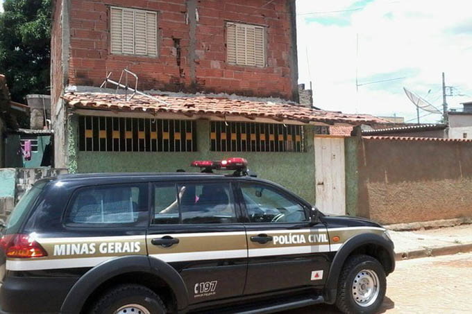A apreensão foi nesta casa, no Bairro Bela Vista, em Teófilo Otoni