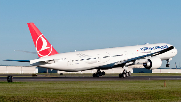 Boeing 777-300ER da Turkish Airlines – Foto: Divulgação