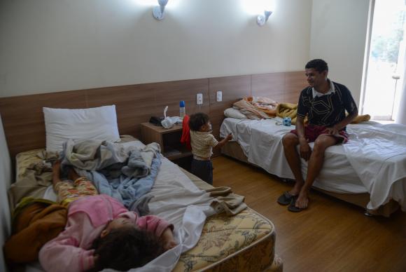 O movimento estima que cerca de 400 famílias estejam instaladas em sete andares do prédio, localizado no centro da capital federal Elza Fiúza/Agência Brasil