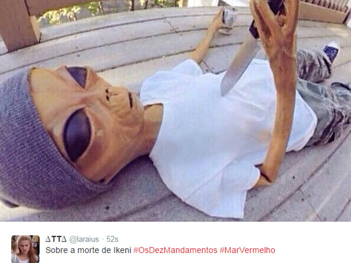 Vários memes foram feitos