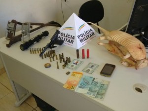 Materiais apreendidos pela Polícia Militar - Foto: Divulgação / Polícia Militar