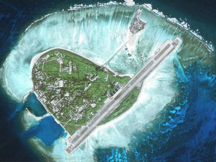 Arquipélago Paracel, no Mar da China Meridional (VEJA.com/Divulgação)
