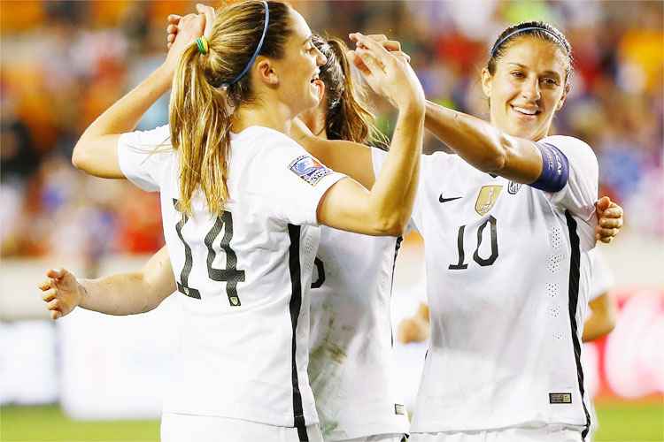 A camisa 10 do time norte-americano, Carli Lloyd, é a melhor jogadora do mundo na atualidade