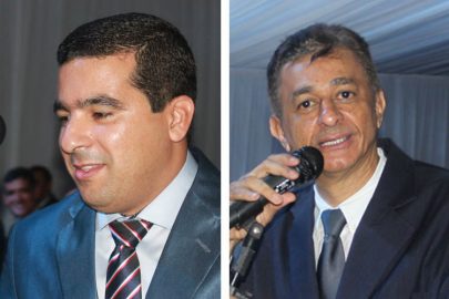 Apenas os vereadores Fábio Lemes (esq) e Cajaíba (dir) se mantiveram na disputa pela Presidência da Mesa Diretora (crédito: montagem sobre fotos de Paraíba)