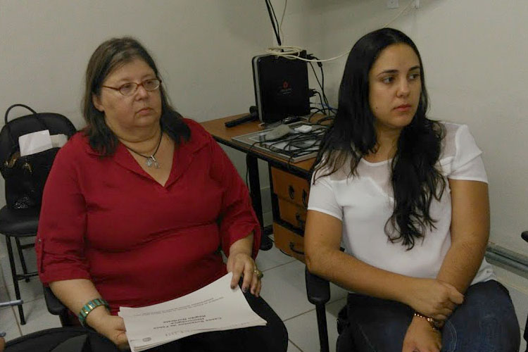 Também compareceram à coletiva a médica Maria Regina Bastos, do SUS Fácil, e a técnica Fernanda Castro, do Setor de Epidemiologia e vigilância em Saúde