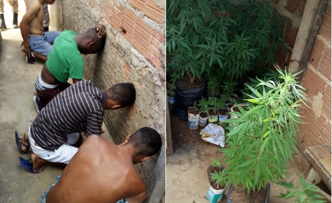 Ocorrência foi registrada no Vila Esperança (Foto: Divulgação/Polícia Militar)